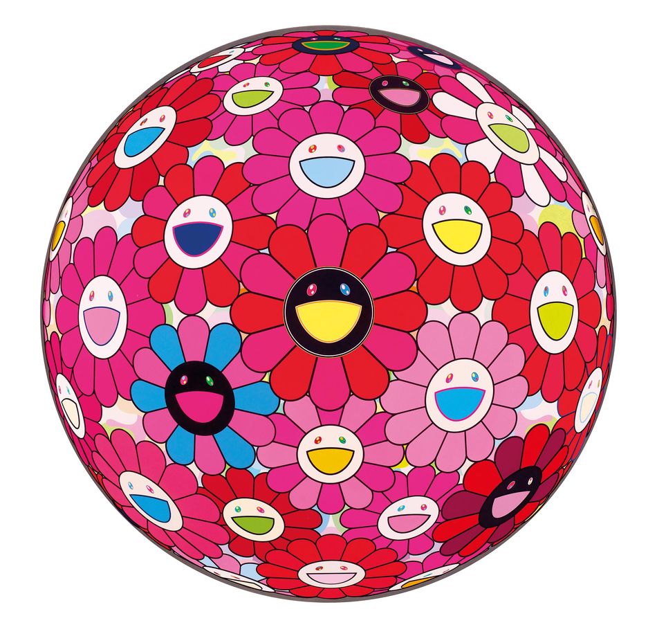 Takashi Murakami Eye Love Superflat (white) (Signed Print) 2003