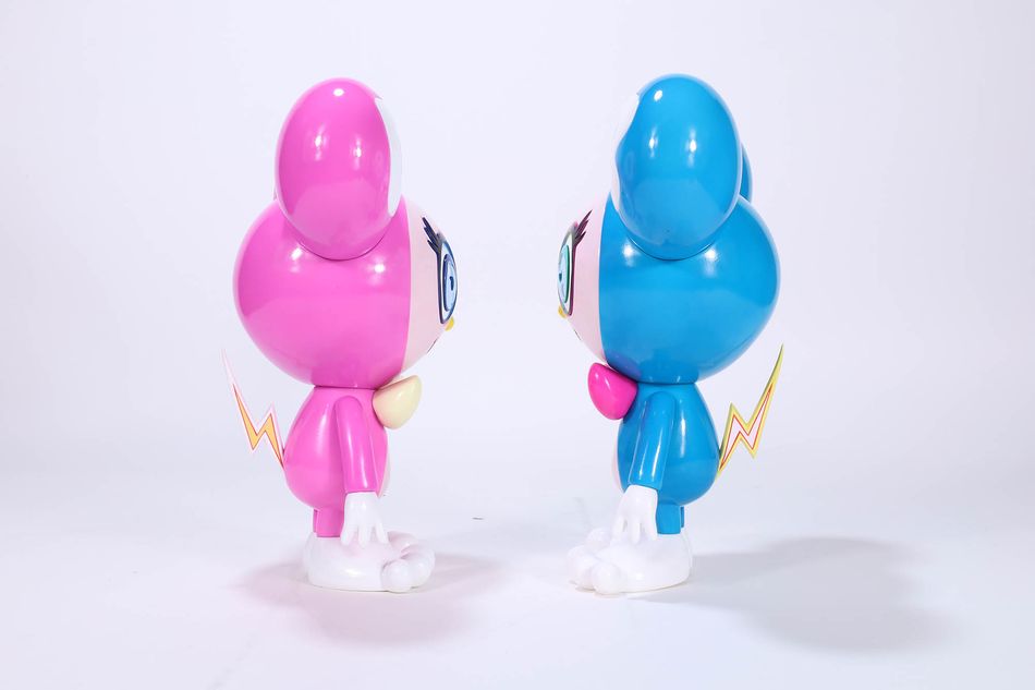 羅芙奧| 村上隆《DOB-kun Figure Pink＆Blue (Set of 2)》 羅芙奧香港 