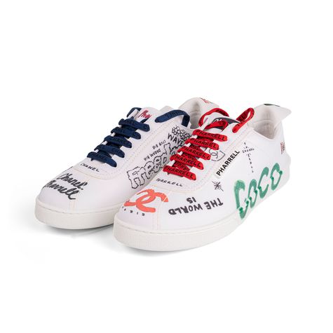 Chanel x pharrell capsule 2025 collection sneakers