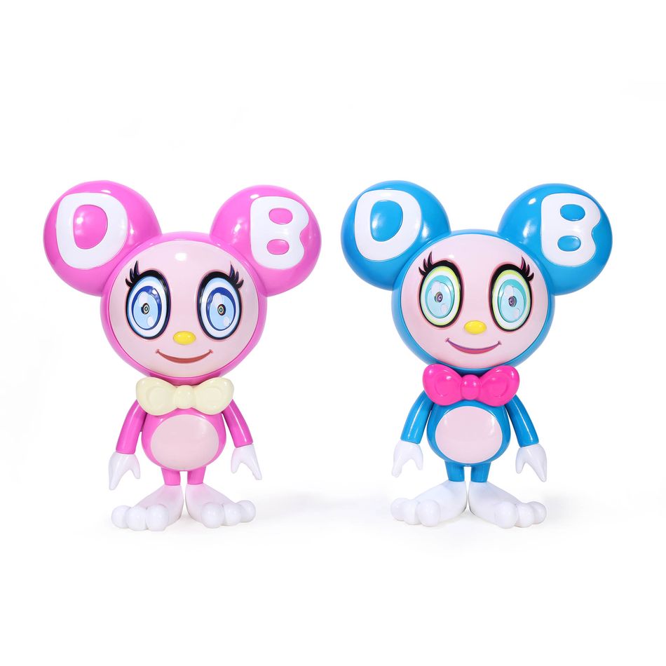 羅芙奧| 村上隆《DOB-kun Figure Pink＆Blue (Set of 2)》 羅芙奧香港