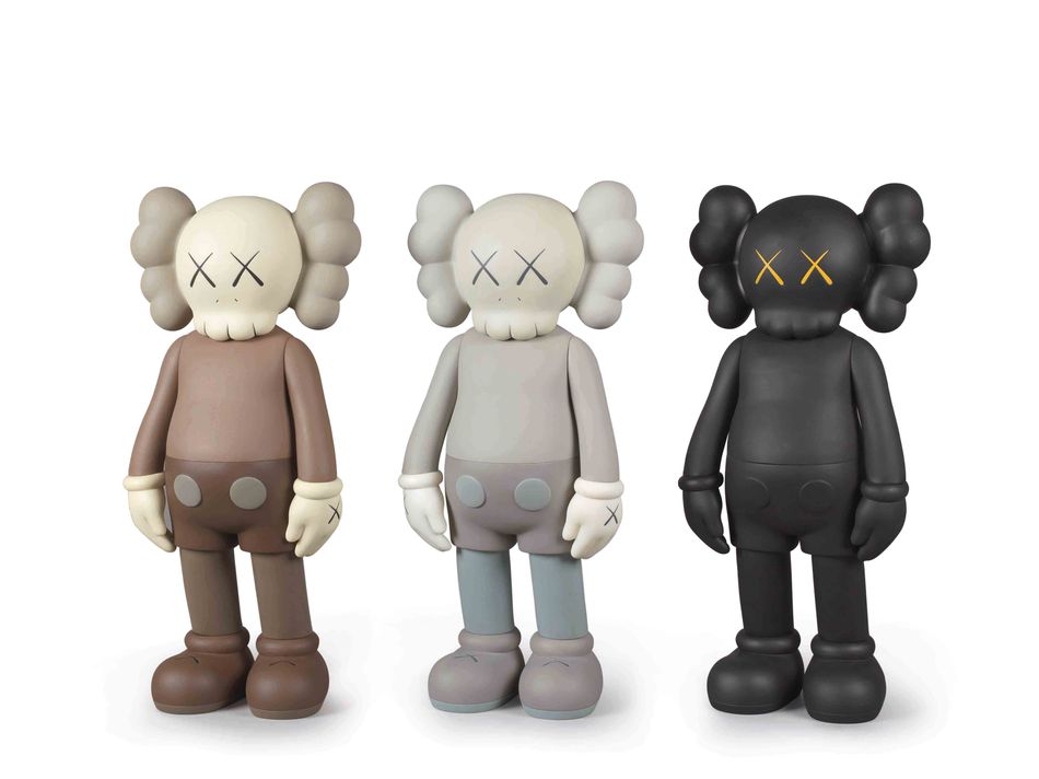 Ravenel  KAWS (Brian Donnelly)《Companion - Five Years Later (Brown, Grey,  Black) (a set of 3)》 Ravenel Hong Kong Online Auction Lot 009