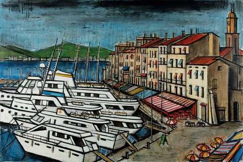 Ravenel | Bernard BUFFET《Saint Tropez, Le Port》 Ravenel Autumn